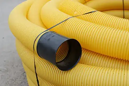 Drainagerohr Setaflex 10m Drainage gelb DN 50 gelocht