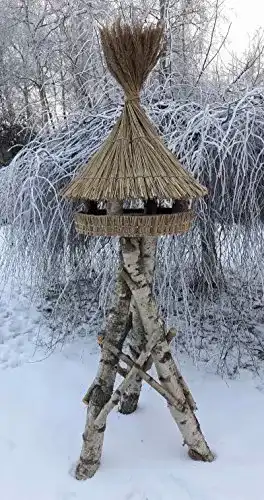 Vogelhaus mit Reetdach Vogelhaeuser-Raschen, Tippi, Haus mittel