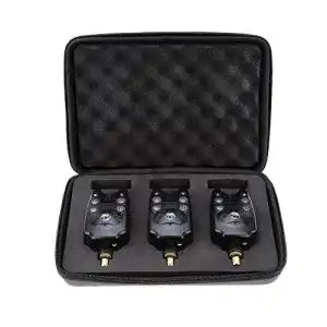 Bissanzeiger Lixada Wireless Fishing + Swinger Set Digital Fishing Alarm Kit LED Alarmanzeige