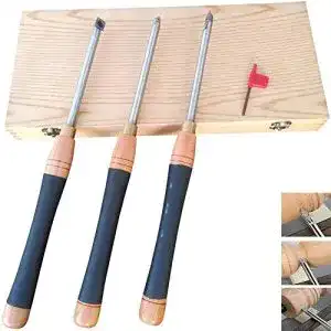 Drechseleisen RANRANHOME Drehwerkzeug-Drehset (3 Stück)