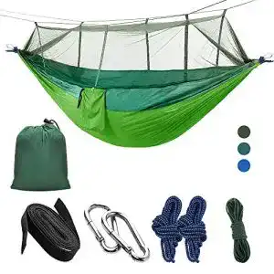 Camping-Hängematte LATTCURE Hängematte mit Moskitonetz