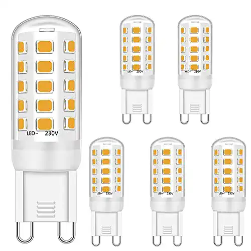 G9-LED Ugvmn G9 LED Dimmbar Lampen 4W, 5er Pack