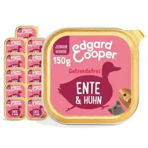 Welpen-Nassfutter Edgard & Cooper Ente & Huhn 150g