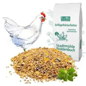 Hühnerfutter STAWA Geflügelkörnerfutter mit Oregano Öl, 25 kg