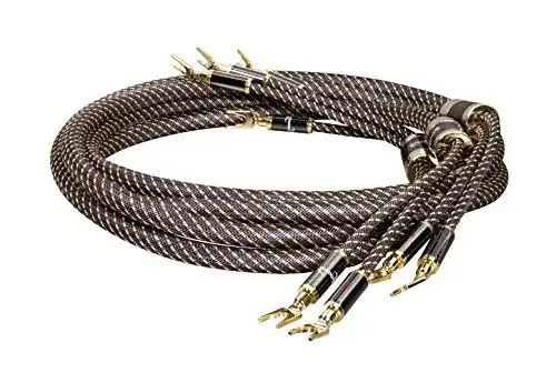 High-End-Lautsprecherkabel Dynavox Black Line, Paar, Länge 3m