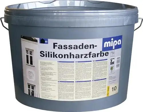 Silikonharzfarbe MIPA Fassadenfarbe, 10Ltr.