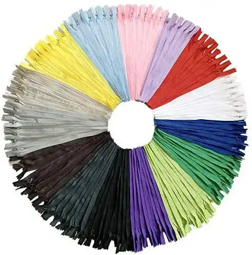 Die beste Nahtverdeckter Reißverschluss DOITEM 15 Farben Nylon, 60cm 2026 Test Bestseller Nahtverdeckter Reißverschluss DOITEM 15 Farben Nylon, 60cm