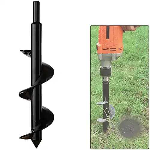 Erdbohrer für Bohrmaschine DIWUJI Garten Erdbohrer