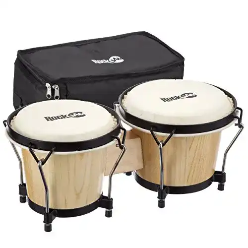 Bongo RockJam 7 Zoll und 8 Zoll -Set mit gepolsterter Tasche