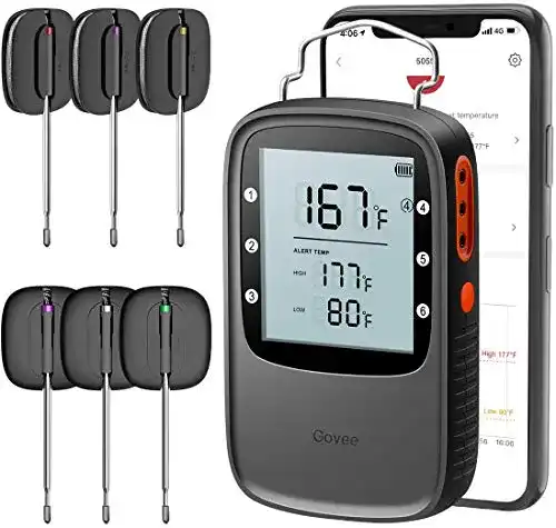Grillthermometer (Bluetooth) Govee Bluetooth mit LCD-Display