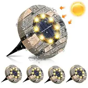 Solar-Bodenleuchten GLIME Solarleuchten, Solar Bodenleuchte 4er