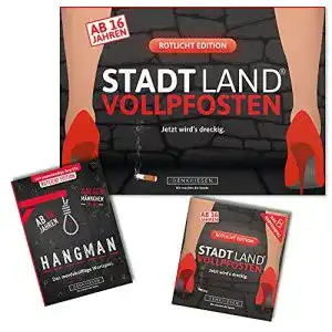 Stadt Land Vollpfosten DENKRIESEN – Trio Rotlicht Edition ®