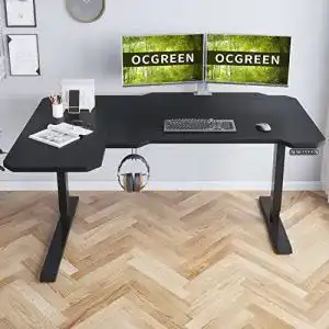 Eckschreibtisch höhenverstellbar OCGREEN Höhenverstellbar