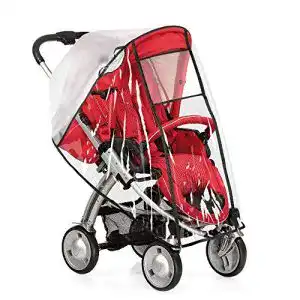 Regenschutz Kinderwagen Gobesty, mit Doppel-Reißverschluss