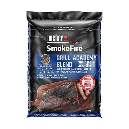 Die beste Smoker-Pellets Weber 190101 Grill Academy Blend, 9 kg 2026 Test Bestseller Smoker-Pellets Weber 190101 Grill Academy Blend, 9 kg
