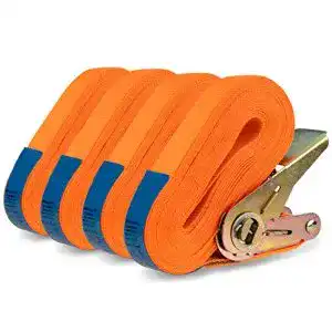 Ladungssicherung MOOcom! 4er Set Spanngurte mit Ratsche