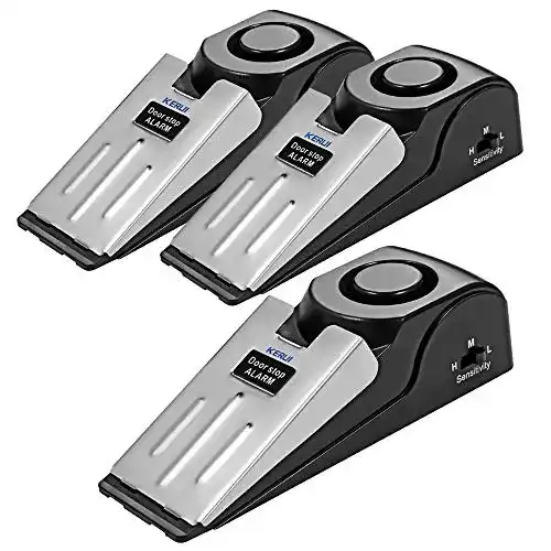 Alarm-Türstopper KERUI Türalarm mit 3 Pack Türstopper