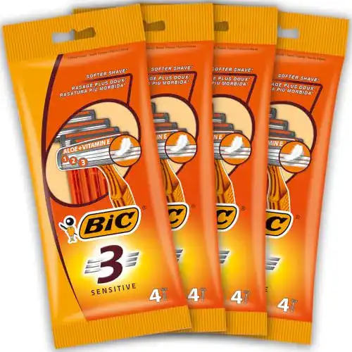 Die beste Bic-Rasierer BIC 3 Sensitive, 16 Einwegrasierer mit je 3 Klingen 2026 Test Bestseller Bic-Rasierer BIC 3 Sensitive, 16 Einwegrasierer mit je 3 Klingen