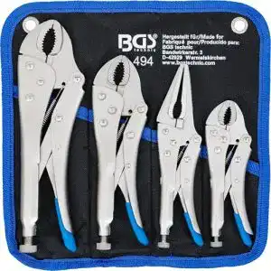Gripzange BGS 494 | n-Satz | 4-tlg. | 140 / 185 / 220 mm | Langbeck-