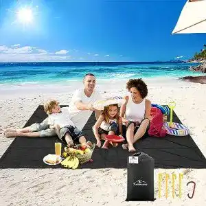 Strandmatte Likorlove Stranddecke Ultraleicht, Picknickdecke