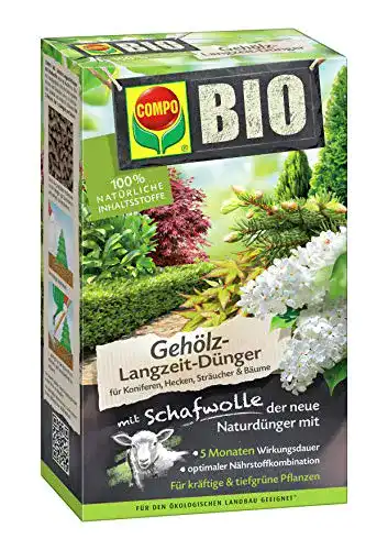 Koniferendünger Compo BIO Gehölz-Langzeit-Dünger Schafwolle