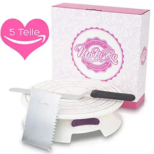 Tortendrehteller MoNiRo Tortenplatte drehbar, 30 cm Drehteller