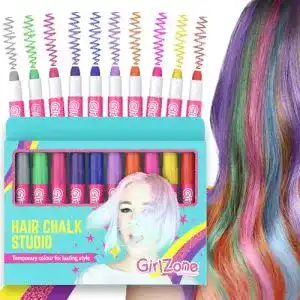 Haarkreide GirlZone Geschenke für Mädchen – Set, auswaschbar