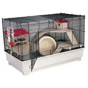 Hamsterkäfig PETGARD Mäuse- u. Nagerhaus mit 3 Holzetagen