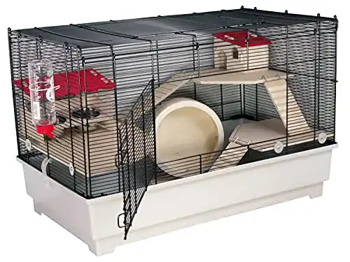 Hamsterkäfig PETGARD Mäuse- u. Nagerhaus mit 3 Holzetagen