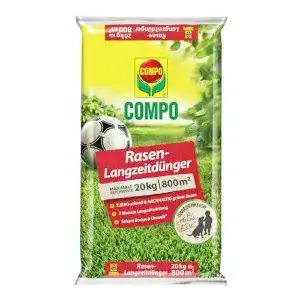 Rasendünger Compo Rasen-Langzeitdünger, Feingranulat, 20 kg