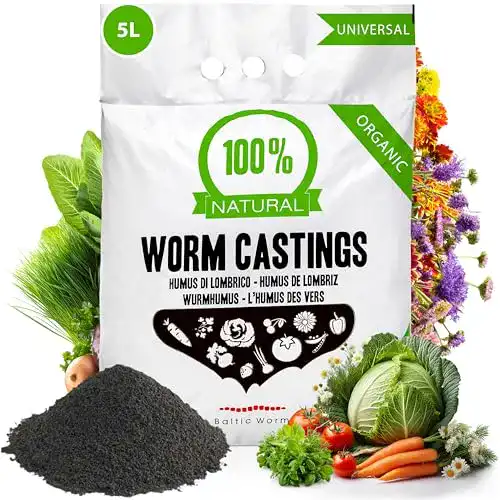 Wurmhumus Baltic Worm, Universaldünger Reiner Wurmkompost