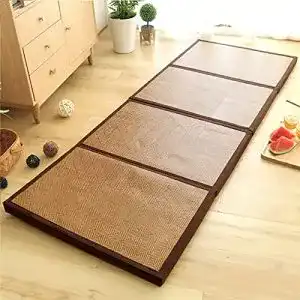 Tatami FASZFSAF Faltbare Matratze aus dickem Bambus Holz
