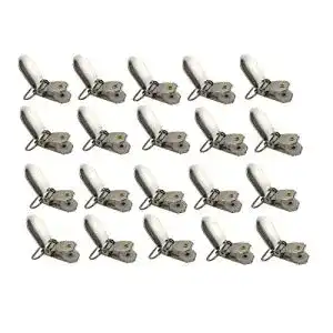Hosenträger-Clips Acoser Metall Clips mit Runden Einsätzen, 20