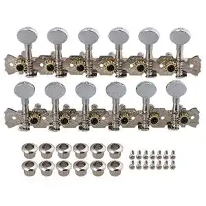 Gitarren-Mechaniken BQLZR Chrome 12 String Akustische 6L6R