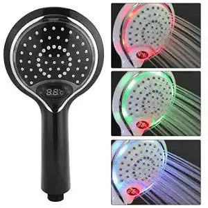 LED-Duschkopf Hakeeta LED, 3 Farben LED