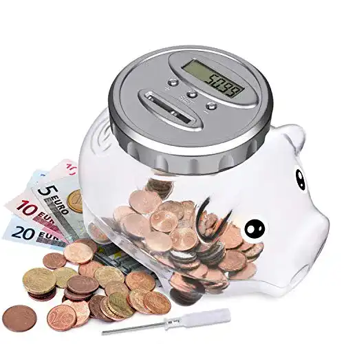 Sparschwein LarmTek Digitale mit automatischer LCD Anzeige