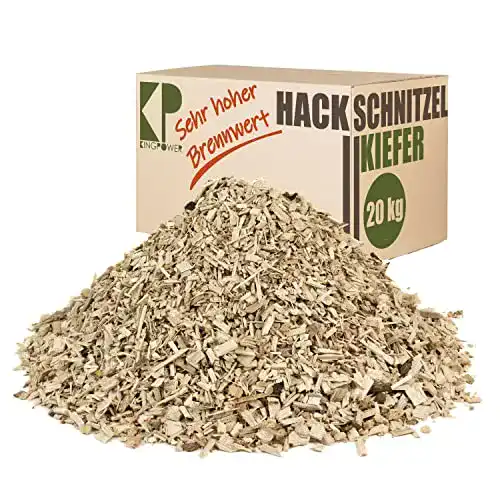 Hackschnitzel Kingpower für Ofen Rindenmulch für Garten Hochbeet