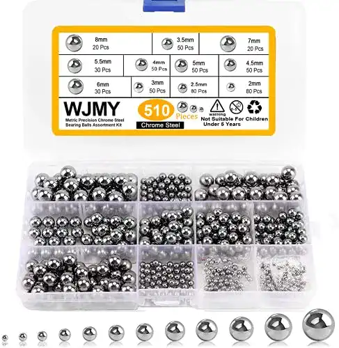 Stahlkugel WJMY 510Stk Edelstahl Metallkugeln