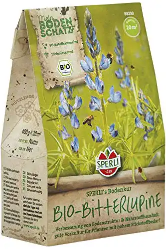 Lupinen-Samen Sperli BIO Gründünger BIO-Bitterlupine 400g