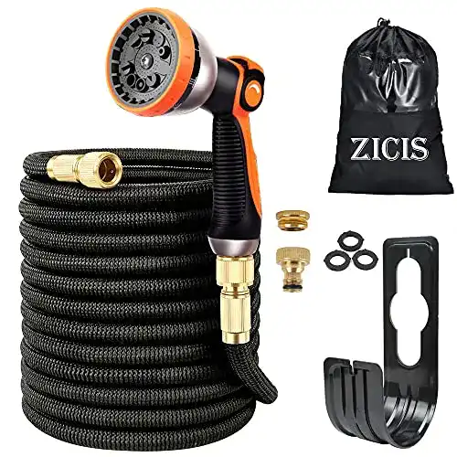 Flexibler Gartenschlauch ZICIS 30M, 8 Funktion Handbrause