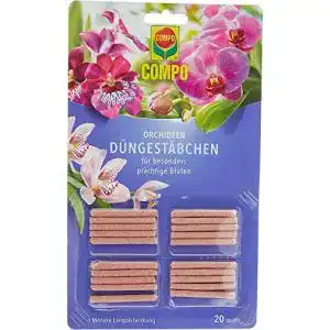 Orchideendünger Compo Düngestäbchen für Orchideen, 20 Stück