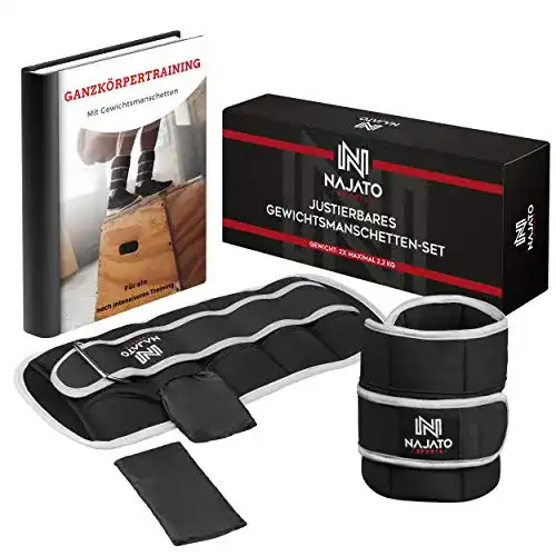 Gewichtsmanschetten NAJATO Sports Gewichtsmanschette [2er Set]