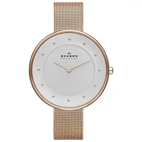 Skagen-Uhr Skagen Damen Analog Quarz Uhr Edelstahl Armband