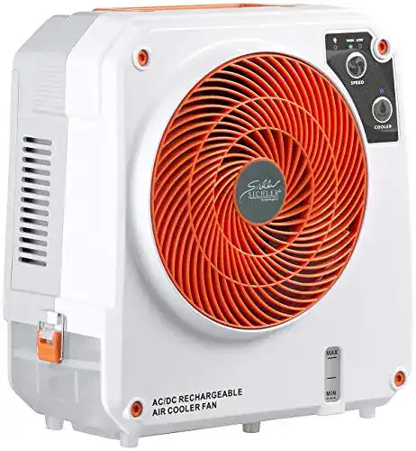 Mini-Luftkühler Sichler Haushaltsgeräte Akku Klimaanlage
