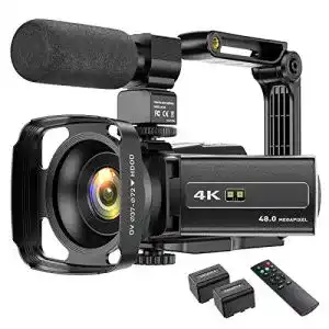 4K-Camcorder Cininery 4K Camcorder WIFI 48MP IR Nachtsicht