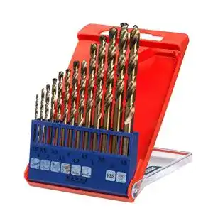 Titan-Bohrer kwb HSS-TIN Titan Metallbohrer-Satz – Bohrer-Set