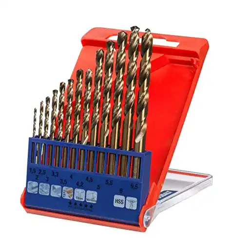 Die beste Titan-Bohrer kwb HSS-TIN Titan Metallbohrer-Satz – Bohrer-Set 2026 Test Bestseller Titan-Bohrer kwb HSS-TIN Titan Metallbohrer-Satz – Bohrer-Set