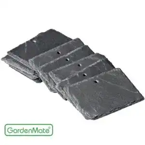 Schiefertafel GardenMate ® 10er Set Schilder aus Schiefer 10x7cm