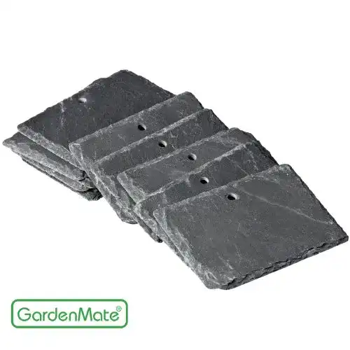 Schiefertafel GardenMate ® 10er Set Schilder aus Schiefer 10x7cm