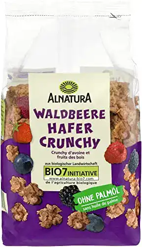Alnatura-Müsli Alnatura Bio Hafer-Crunchy Waldbeere, 375g